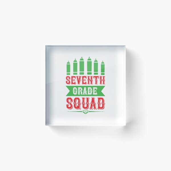 Item preview, SEVENTH GRADE SQUAD designed and sold by SticerOcean.