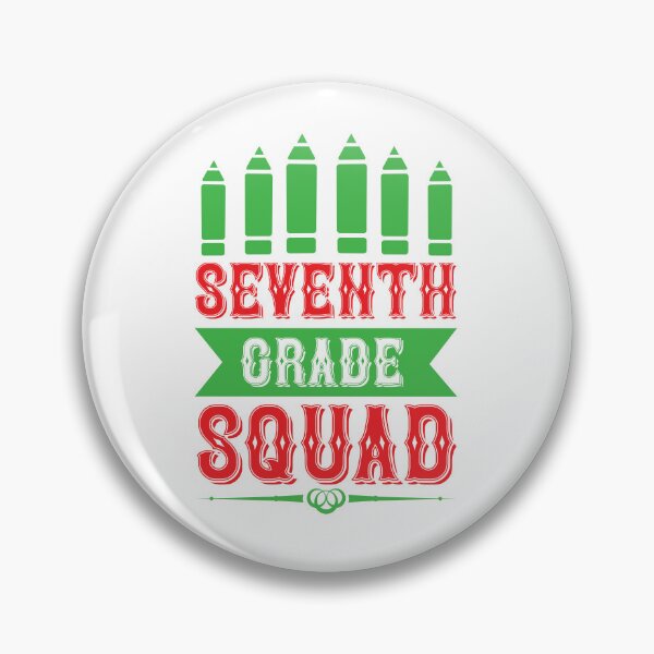 Item preview, SEVENTH GRADE SQUAD designed and sold by SticerOcean.