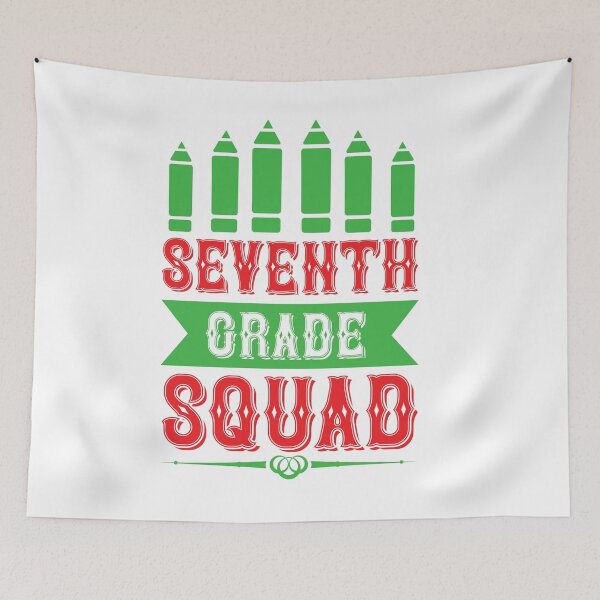 Item preview, SEVENTH GRADE SQUAD designed and sold by SticerOcean.