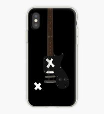 Vinilo o funda para iPhone Guitarra negra de Michael