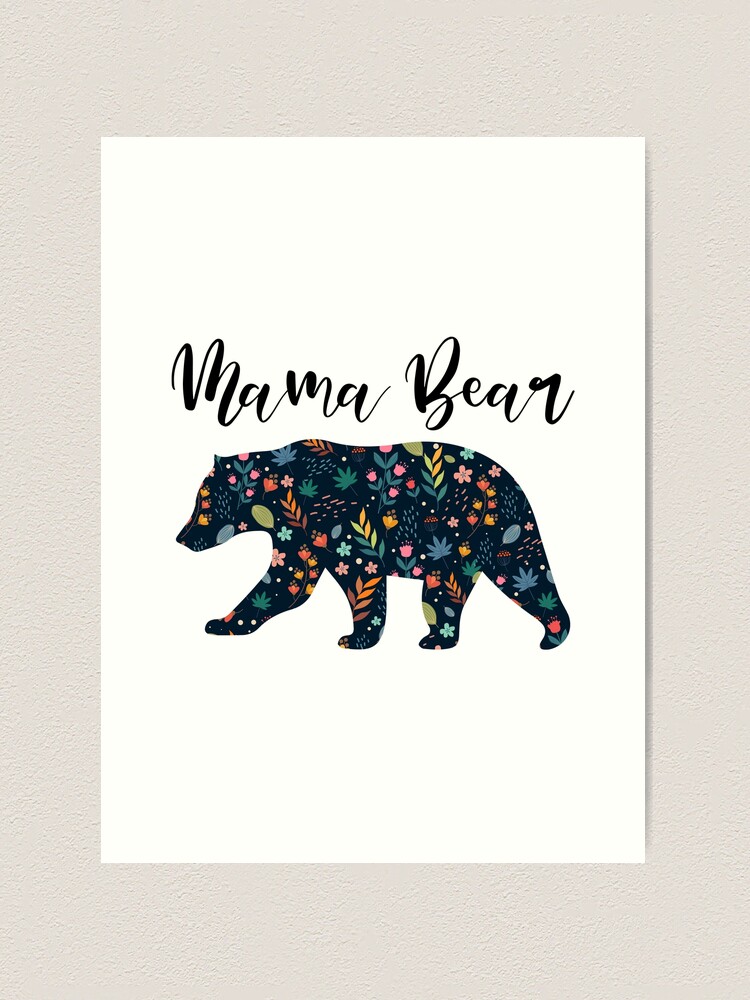 Mothers Day Gifts - Mama Bear Gift Ideas for Mom Mother & Mommy for  Birthday & Anniversary Art Print for Sale by merkraht