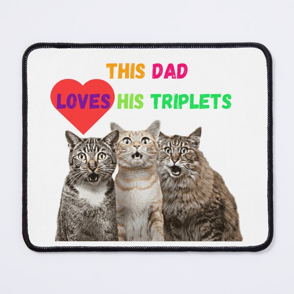 Item preview, This Dad Loves His Triplets designed and sold by Delnet ⭐⭐⭐⭐⭐.