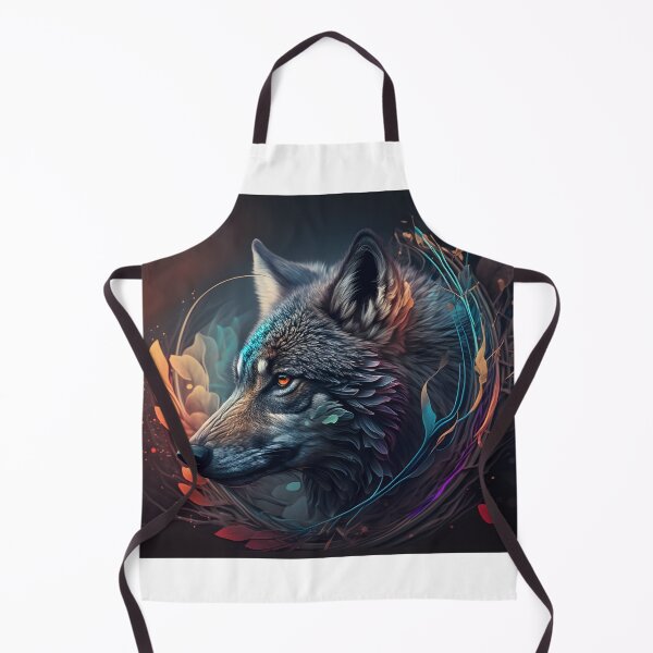 Item preview, Abstract Wolf Face Art designed and sold by PeteRascal.