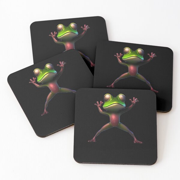 Item preview, Yoga frog warrior pose designed and sold by CottagePop.