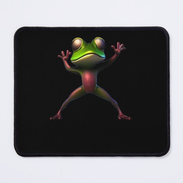 Item preview, Yoga frog warrior pose designed and sold by CottagePop.