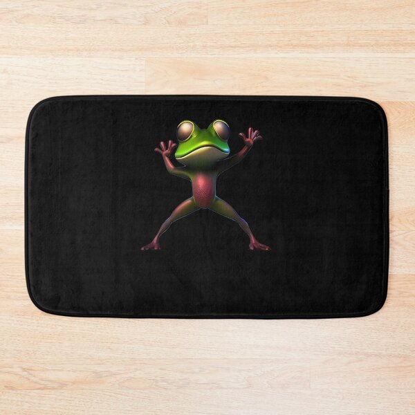 Item preview, Yoga frog warrior pose designed and sold by CottagePop.