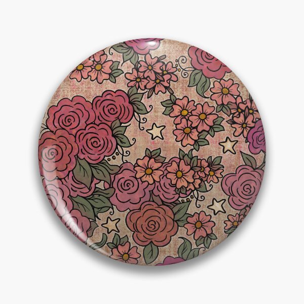 Item preview, Roses and Stars on Rusty Cream Background designed and sold by Kristi Duggins.