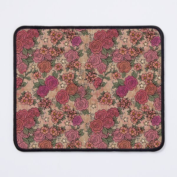 Item preview, Roses and Stars on Rusty Cream Background designed and sold by Kristi Duggins.