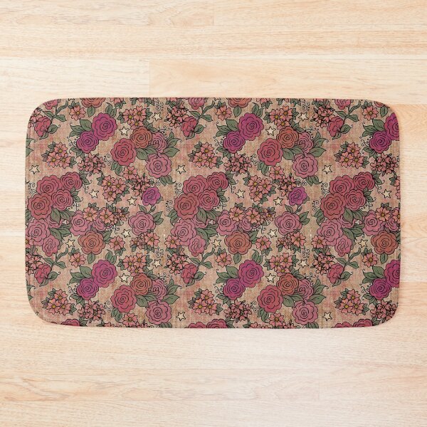 Item preview, Roses and Stars on Rusty Cream Background designed and sold by Kristi Duggins.