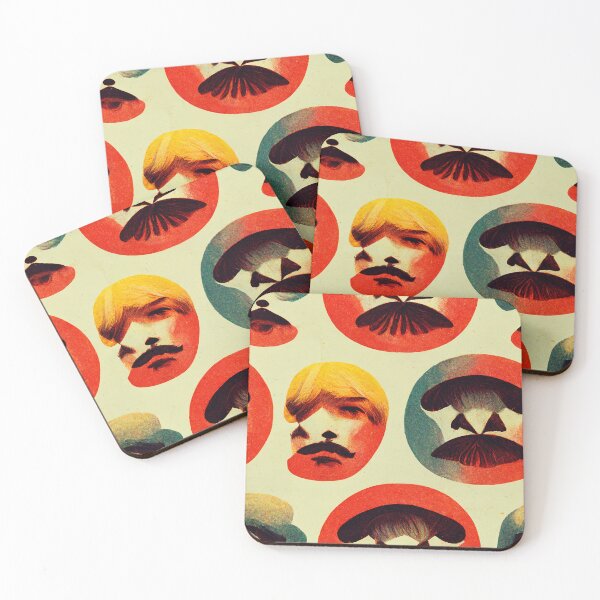 Item preview, Retro colors and shapes vintage colorful pattern designed and sold by HappyTrippy.