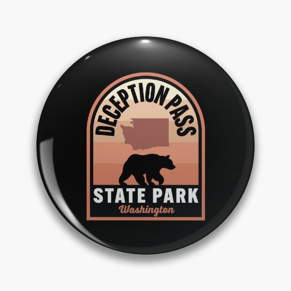Item preview, Deception Pass State Park WA Bear designed and sold by HalpinDesign.