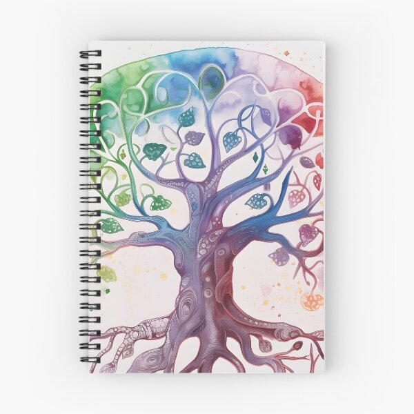 Item preview, Celtic Pagan Wiccan Tree of Life in Rainbow Colors designed and sold by CGSGraphics.