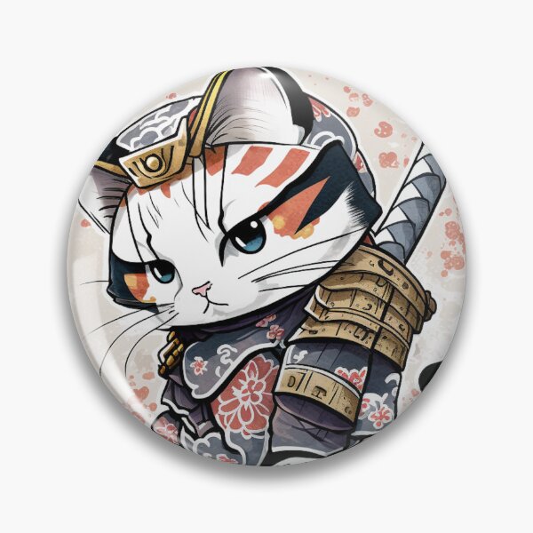 Item preview, Samurai Cat designed and sold by inspireartistry ⭐⭐⭐⭐⭐.