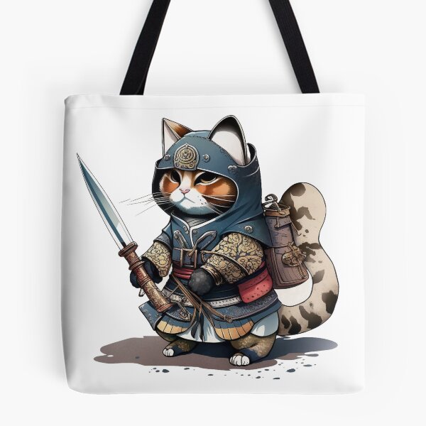 Item preview, Ninja Samurai Cat designed and sold by inspireartistry ⭐⭐⭐⭐⭐.