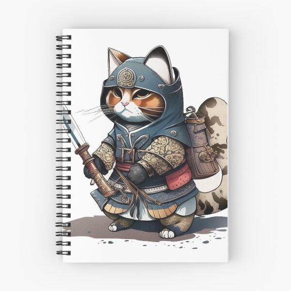 Item preview, Ninja Samurai Cat designed and sold by inspireartistry ⭐⭐⭐⭐⭐.