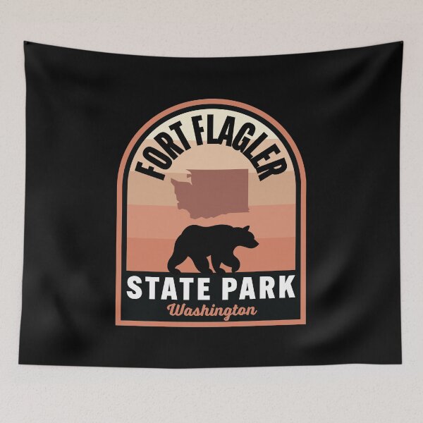 Item preview, Fort Flagler State Park WA Bear designed and sold by HalpinDesign.