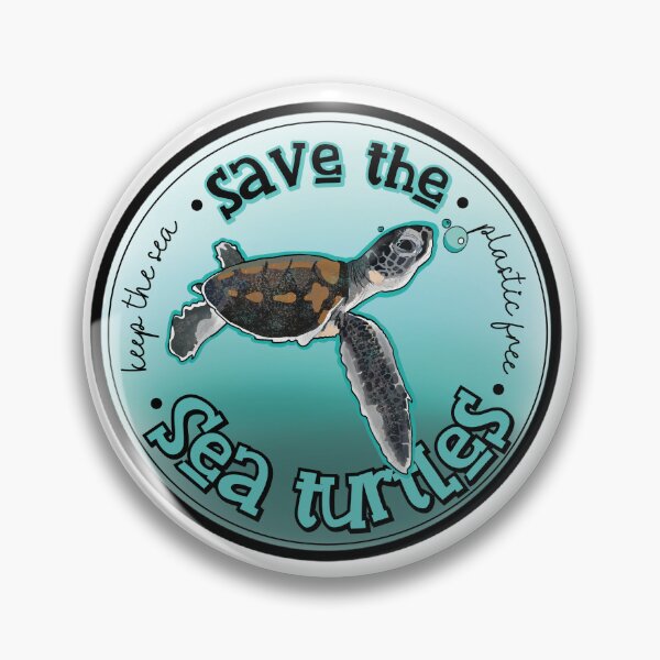 Item preview, Save the Sea Turtles: Keep the sea plastic free designed and sold by ambermakesart.