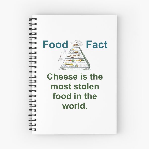 Item preview, Cheese Is The Most Stolen Food - Food Fact designed and sold by CrankyOldDude.