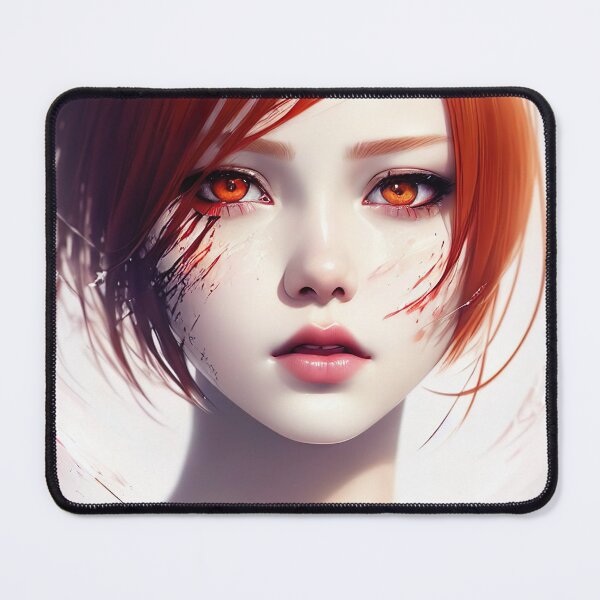 Item preview, "Enchanted Vixen: A Hypnotic Portrait of a Fiery Twin Sister in a Realm of Dark Enchantment" designed and sold by atsuko kuradome.