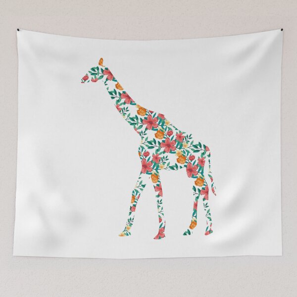 Item preview, Floral Giraffe designed and sold by SunsetGloww.