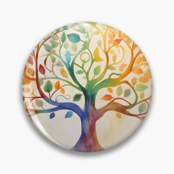 Item preview, Celtic Pagan Wiccan Tree of Life in Warm Summer Colors designed and sold by CGSGraphics.