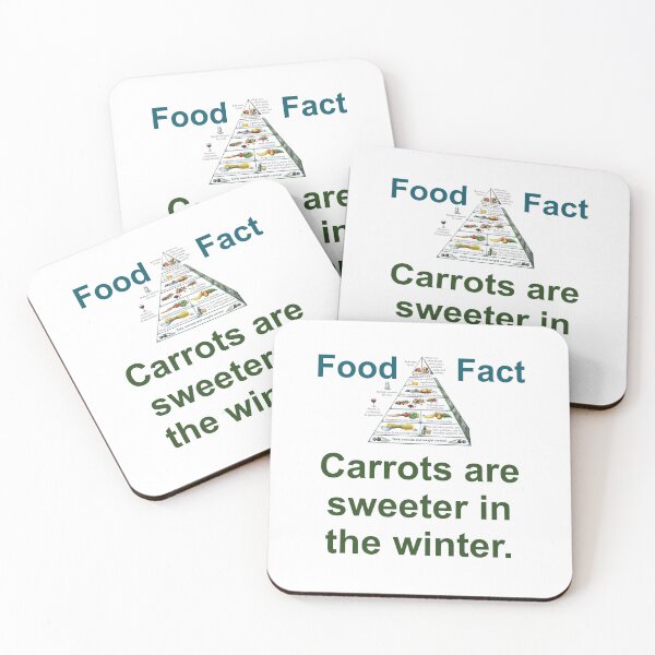Artikelvorschau, Carrots Are Sweeter In The Winter - Food Fact entworfen und verkauft von CrankyOldDude.