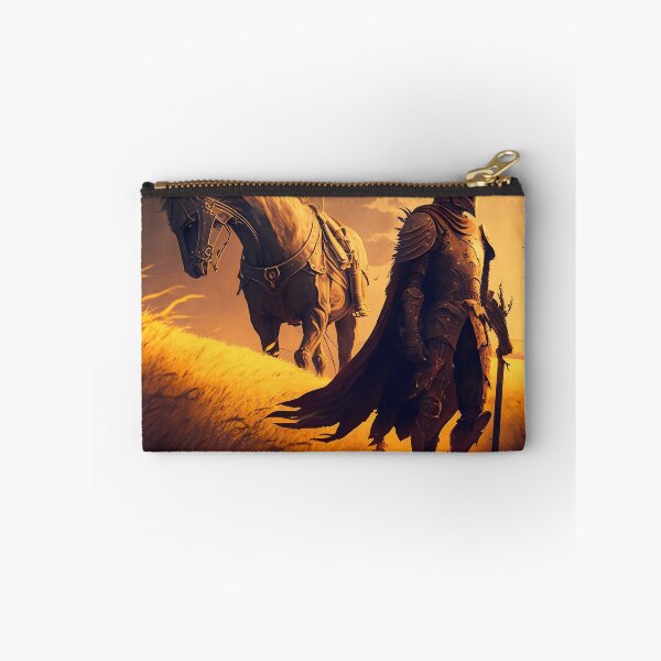 Item preview, Golden Knight and His Horse Walking in the Golden Field designed and sold by Markooz85.