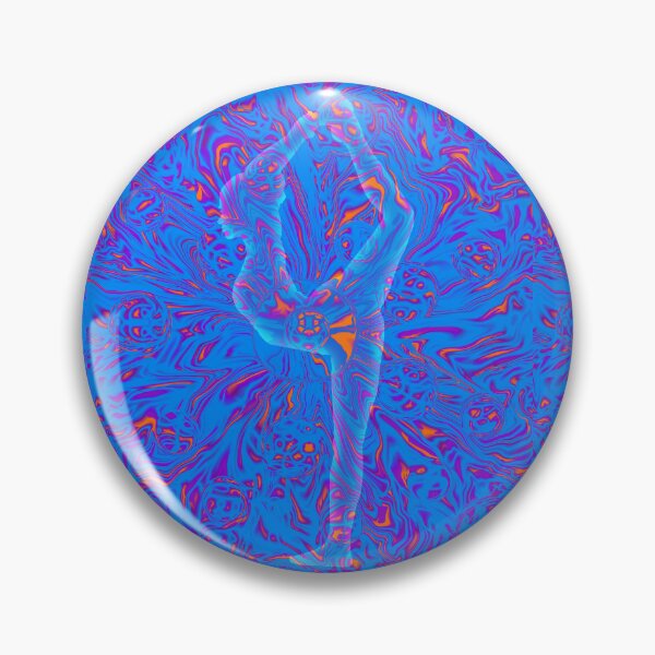 Item preview, Natarajasana in Blue designed and sold by JenConArt.