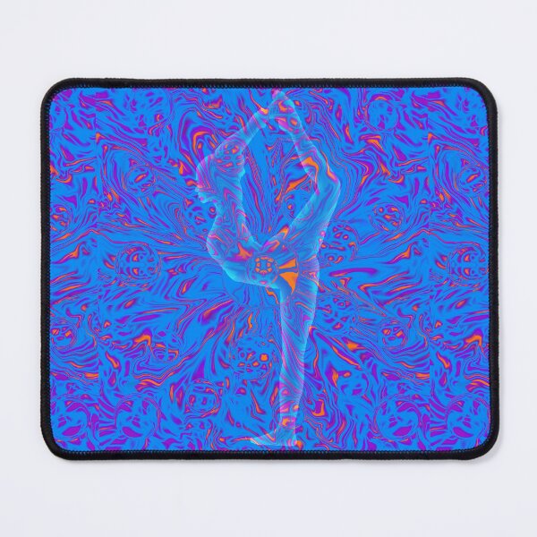 Item preview, Natarajasana in Blue designed and sold by JenConArt.