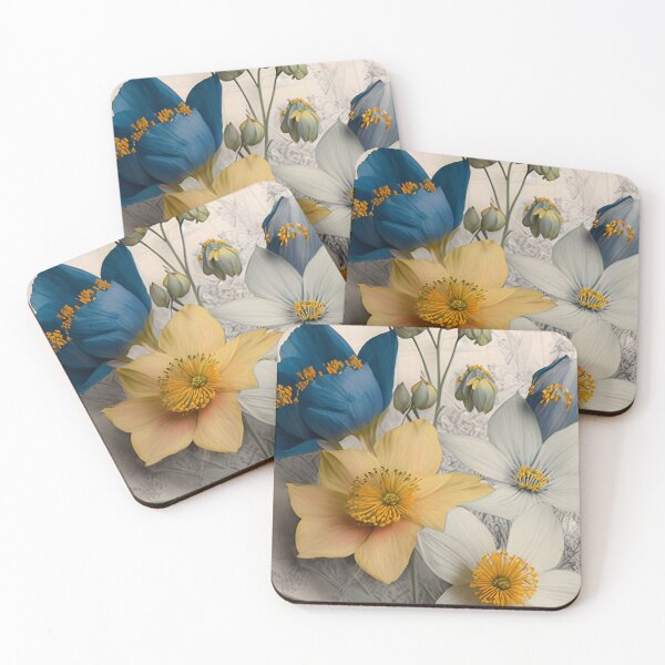 Item preview, Flower Blueprint #2 designed and sold by Disruptive Art.