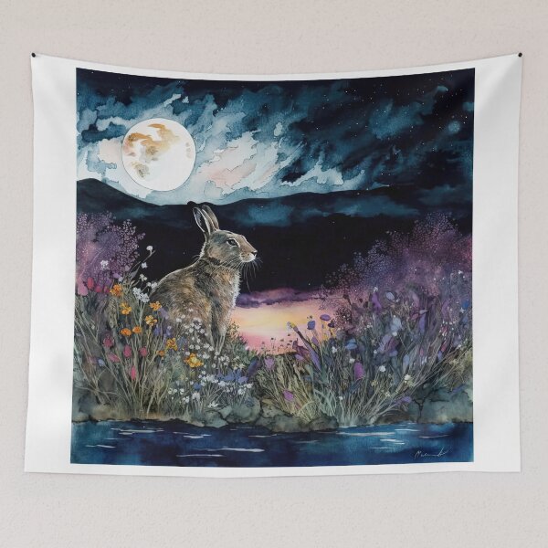 Item preview, Golden Valley Hare 02 designed and sold by artgoldenvalley.