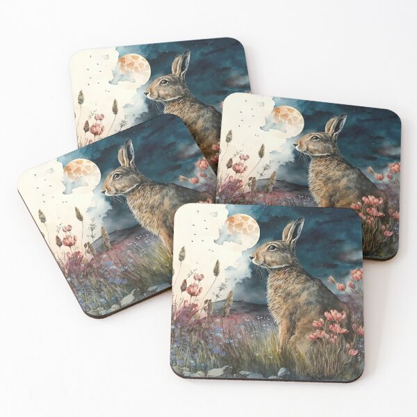 Item preview, Golden Valley Hares 02 designed and sold by artgoldenvalley.