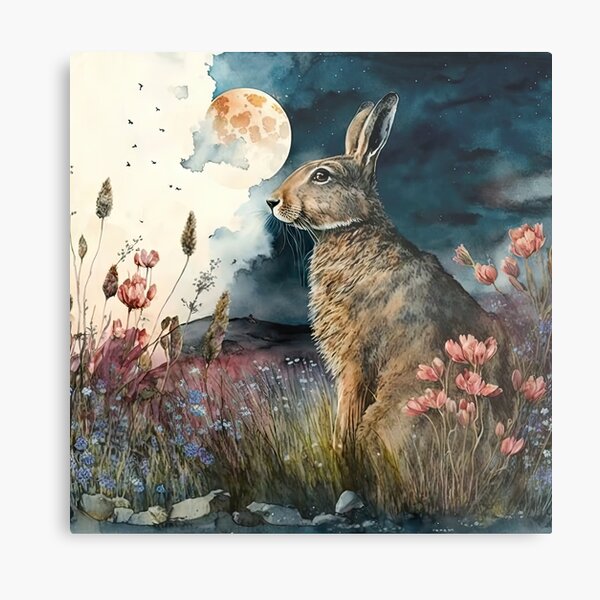Item preview, Golden Valley Hares 02 designed and sold by artgoldenvalley.