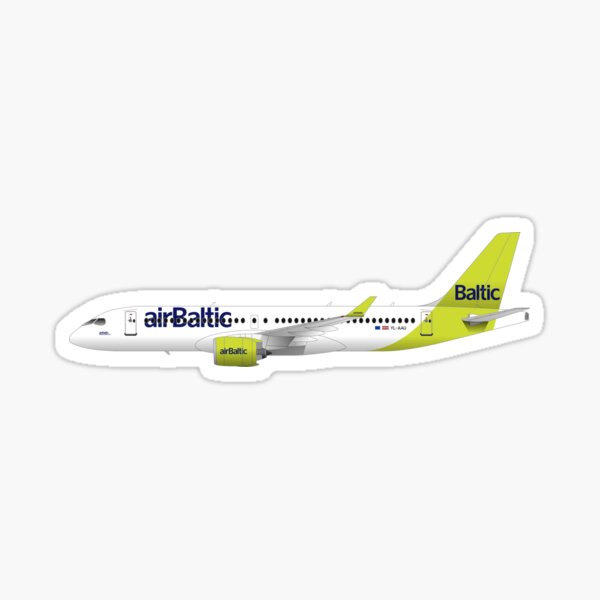Item preview, AirBaltic Airbus A220-300 designed and sold by CzechFloridaMan.