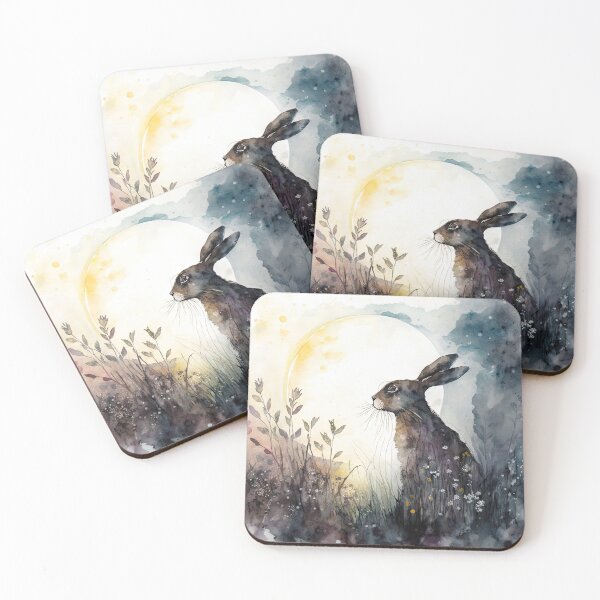 Item preview, Golden Valley Hares 03 designed and sold by artgoldenvalley.