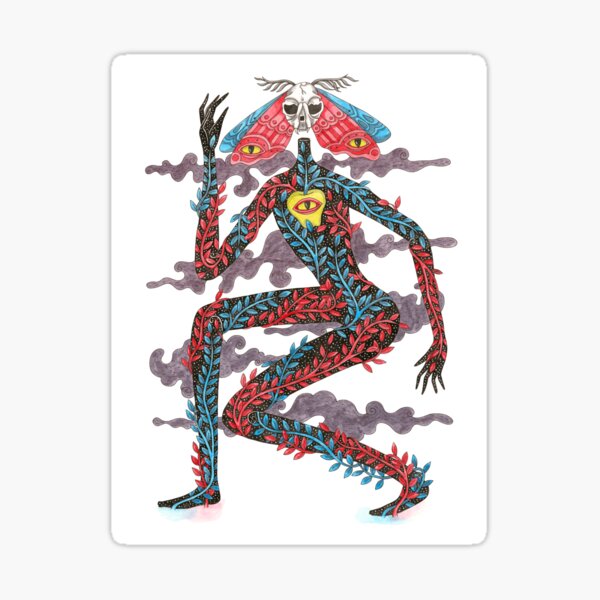 Homme papillon Sticker