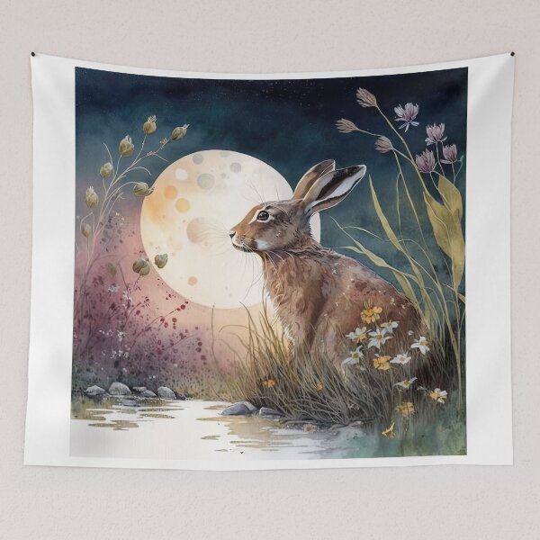 Item preview, Golden Valley Hares 04 designed and sold by artgoldenvalley.