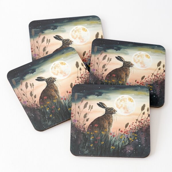 Item preview, Golden Valley Hares 05 designed and sold by artgoldenvalley.