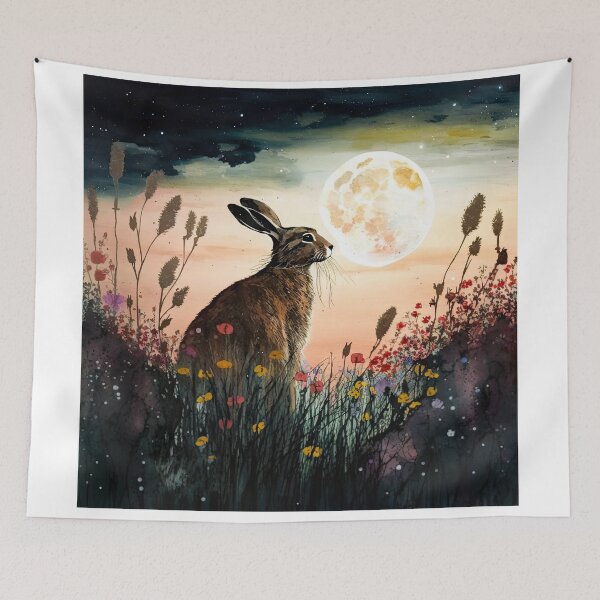 Item preview, Golden Valley Hares 05 designed and sold by artgoldenvalley.
