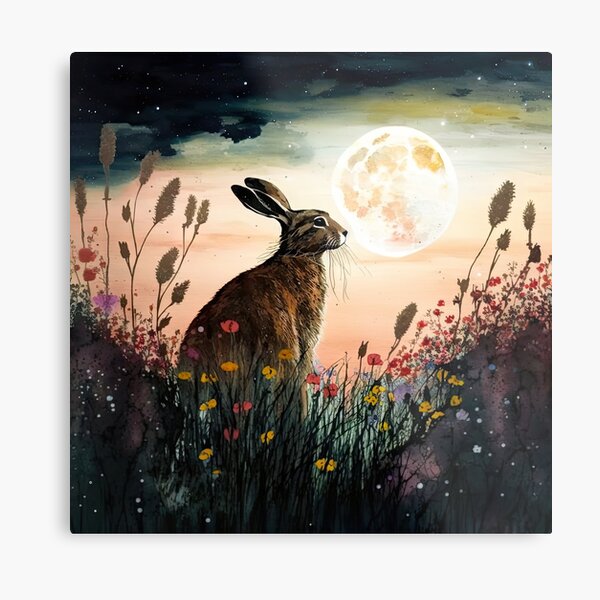 Item preview, Golden Valley Hares 05 designed and sold by artgoldenvalley.