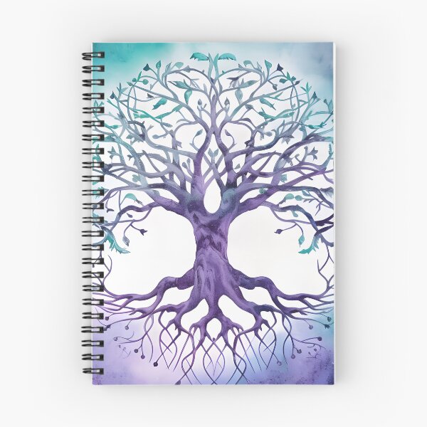 Item preview, Celtic Pagan Wiccan Tree of Life in Cold Winter Colors designed and sold by CGSGraphics.