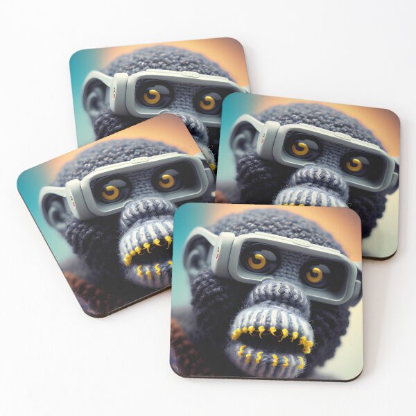 Item preview, chimpancé ciberpunk designed and sold by TeoDorskiy.