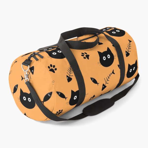 Item preview, black cat seamless pattern designed and sold by Ijjul322.