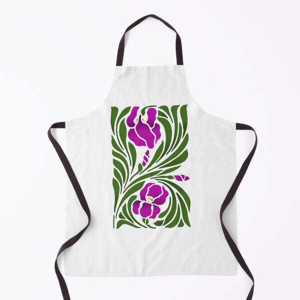 Item preview, Art Nouveau Irises, Dark designed and sold by BohoHoosier.