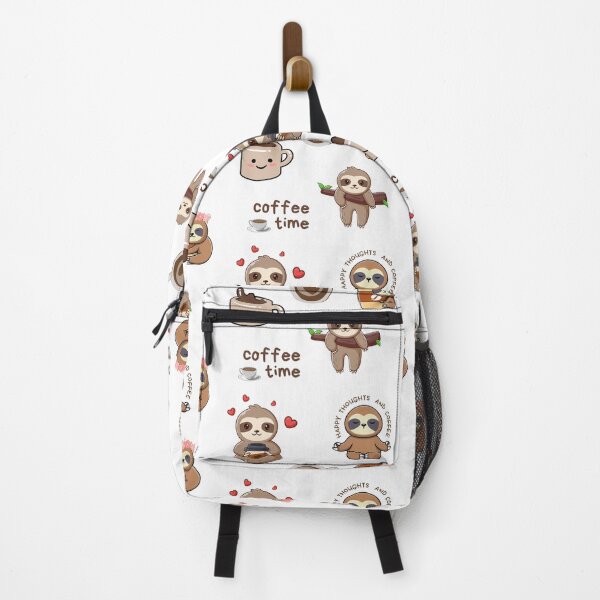 Item preview, Sloths Drinking Coffee Kawaii Design designed and sold by ZingAndPep.