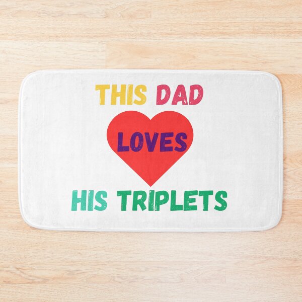 Item preview, This Dad Loves His Triplets designed and sold by Delnet ⭐⭐⭐⭐⭐.