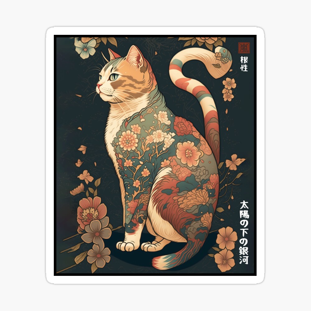 Amazon.com: Funny Catzilla Poster Featuring A Black Feline