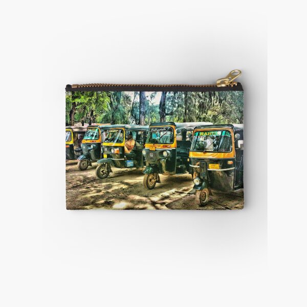 Item preview, Black and yellow Rickshaws in Andaman Islands, India designed and sold by Matan Hirsch.