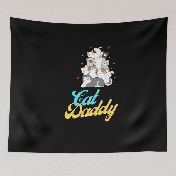 Item preview, Cat Daddy Black Cat Vintage Eighties Style Cat Retro designed and sold by Marting0.