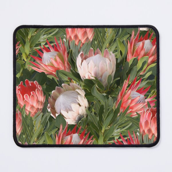 Item preview, Lush Protea Botanical with Olive Green Leaves designed and sold by micklyn.
